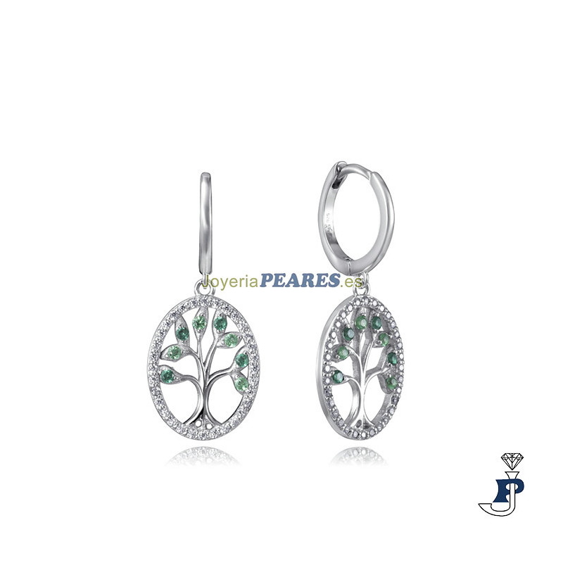 Pendientes de VICEROY en Plata de 1ª Ley con un baño de Rodio. - 13277E000-30
