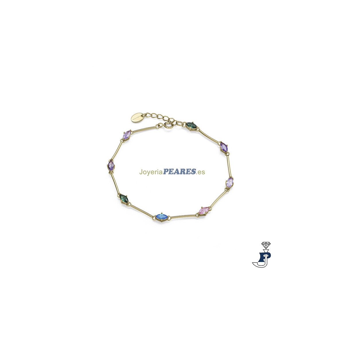 Pulsera de Viceroy fabricada en Plata chapada en Oro. - 13279P100-39