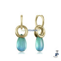 Pendientes de Viceroy fabricada en Plata chapada en Oro. - 13280E100-52 Pendientes de Viceroy fabricada en Plata chapada en Oro. - 13280E100-52