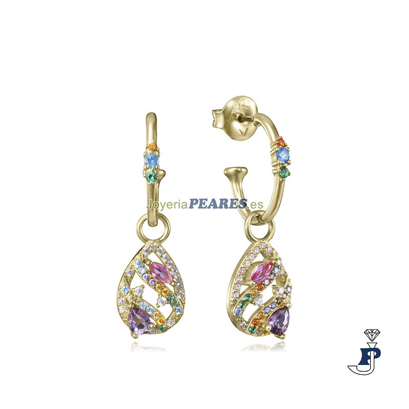 Pendientes de Viceroy fabricados en Plata chapada en Oro. - 15136E100-39
