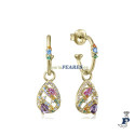 Pendientes de Viceroy fabricados en Plata chapada en Oro. - 15136E100-39