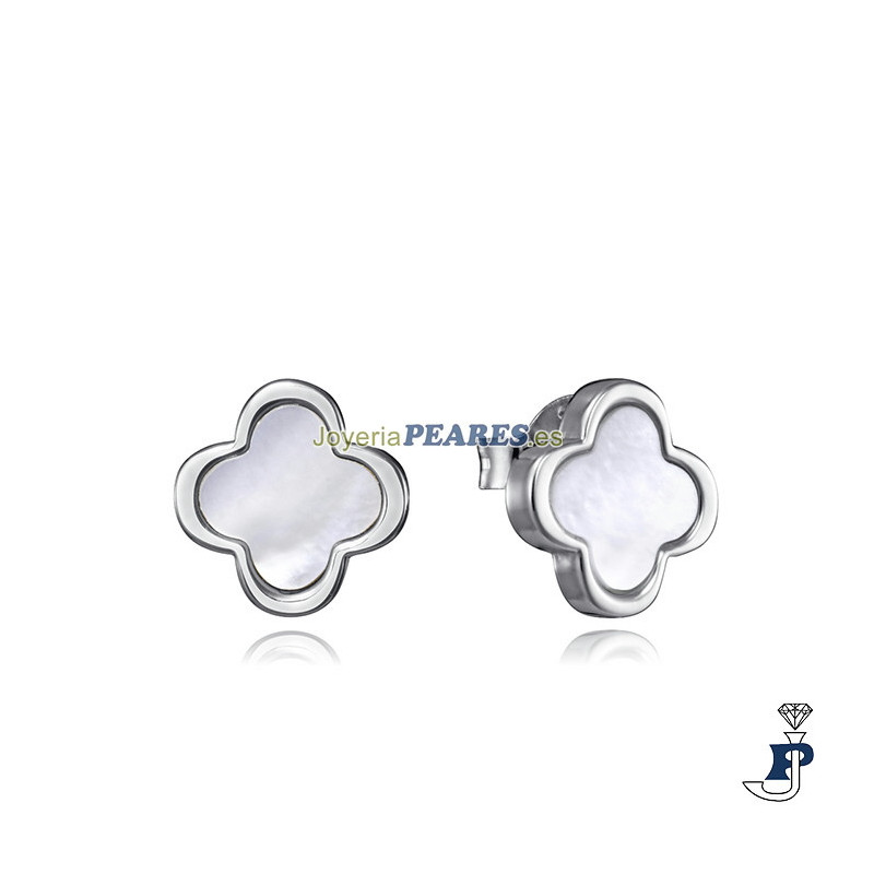 Pendientes fabricados en Plata con un baño de Rodio de Viceroy. - 2383E000-60